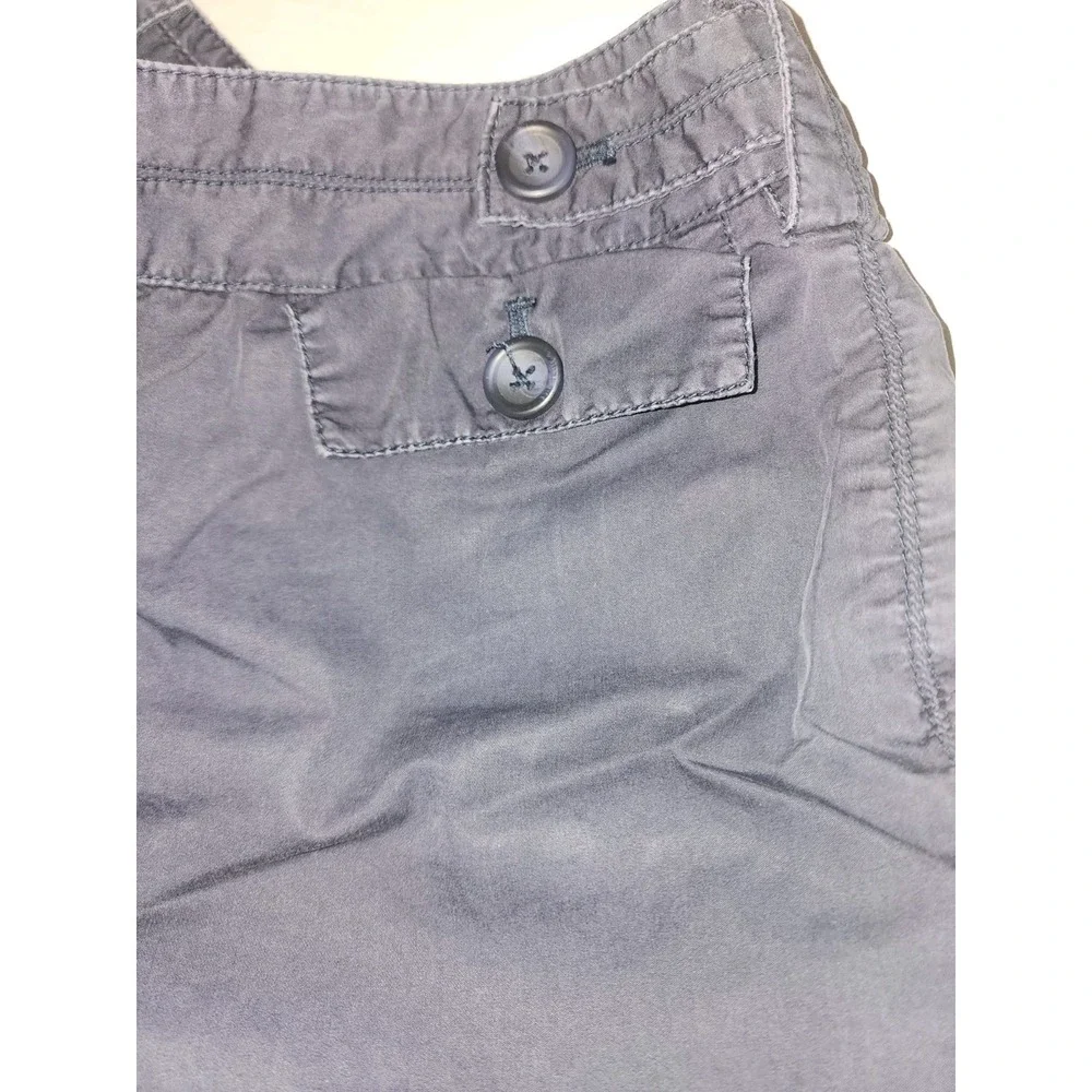 Women's Navy Blue Button-Accent Bermuda Shorts By Loft Size 10